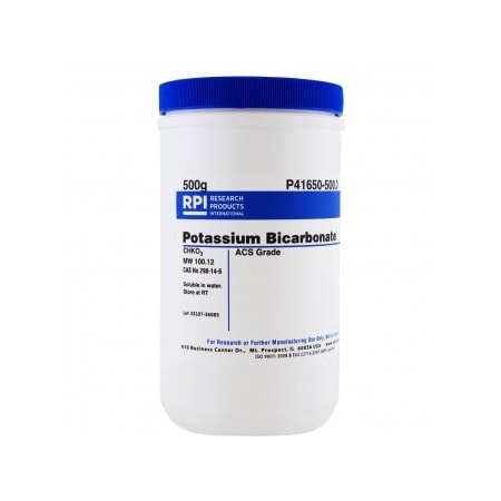 Rpi Potassium Bicarbonate, ACS, 500 G P41650-500.0